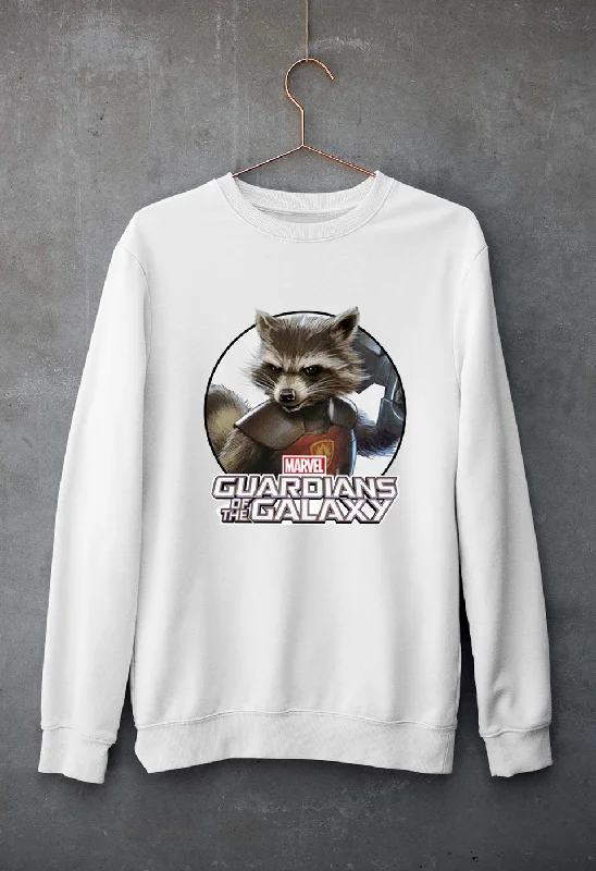 Rocket Raccoon Unisex Sweatshirt for Men/Women Hoodie with High-Low Hem Asymmetrical Trendy