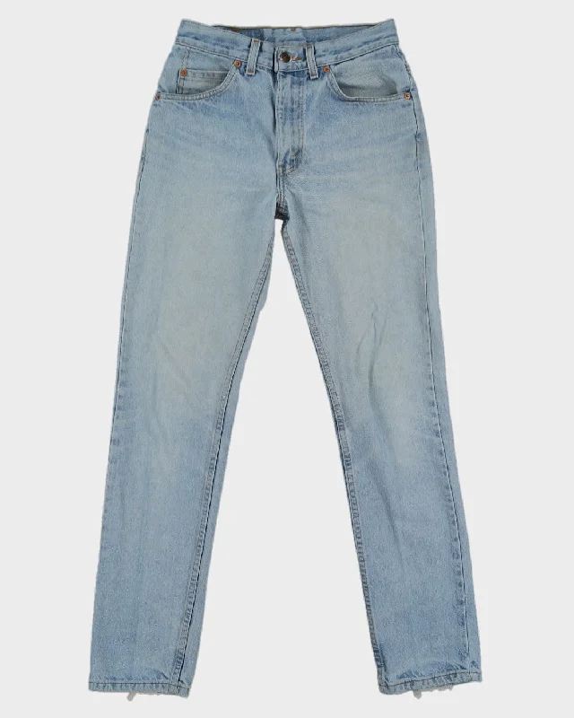 Vintage 80s Levi's Blue Light Washed Orange Tab Jeans - W29 L32 Trendy Button-Up High-Waist Jeans Vintage 80s Levi's Blue Light Washed Orange Tab Jeans - W29 L32 Trendy Button-Up High-Waist Jeans