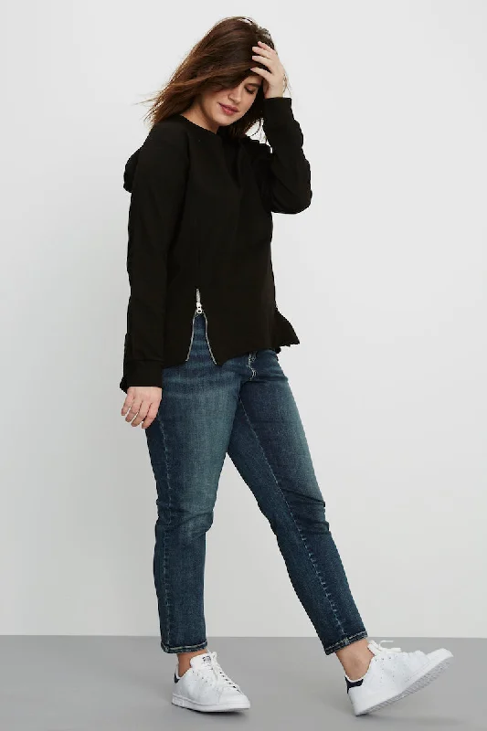 Universal Standard Seine Jeans - Distressed Blue Trendy Vintage Denim Jeans