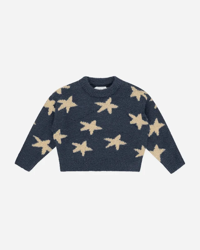 Aspen Sweater || Stars Terry Blend Velvet Blend Canvas Blend