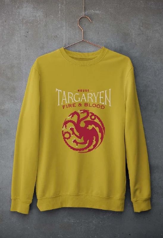 House Targaryen (GOT) Unisex Sweatshirt for Men/Women Hoodie with Color Block Contrast Stylish