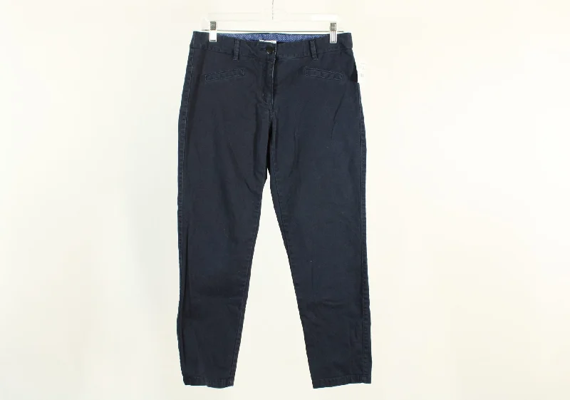 Dalia Collection Dark Navy Capri Pants | Size 6 Casual Skinny Fit Pants