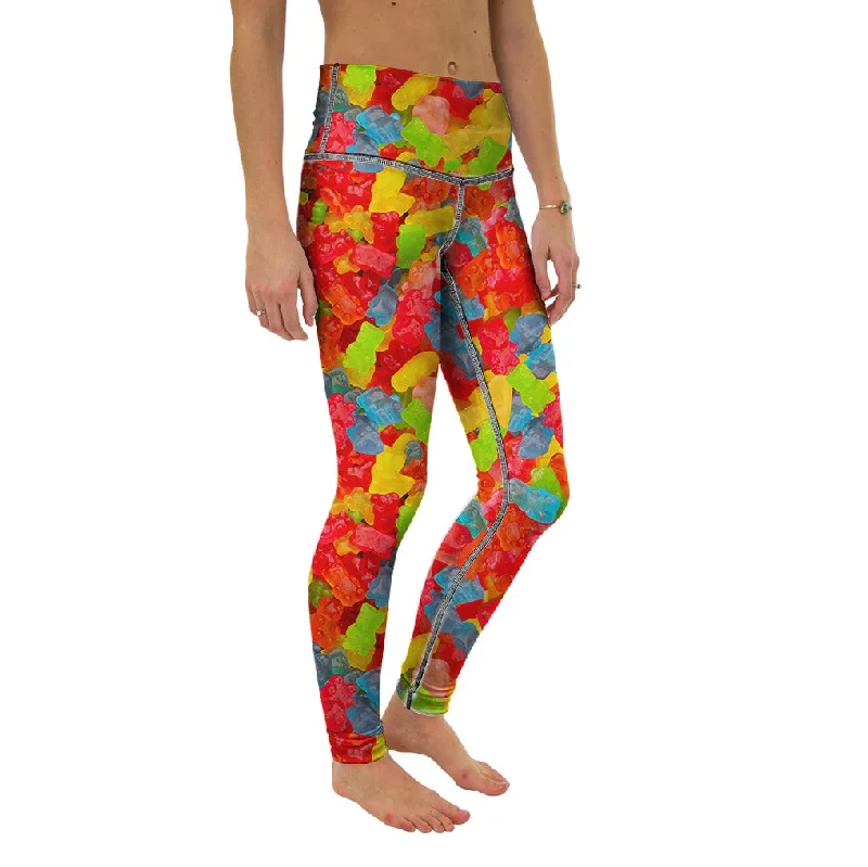 Gummy Bear Yoga Pants Soft Wool Pants