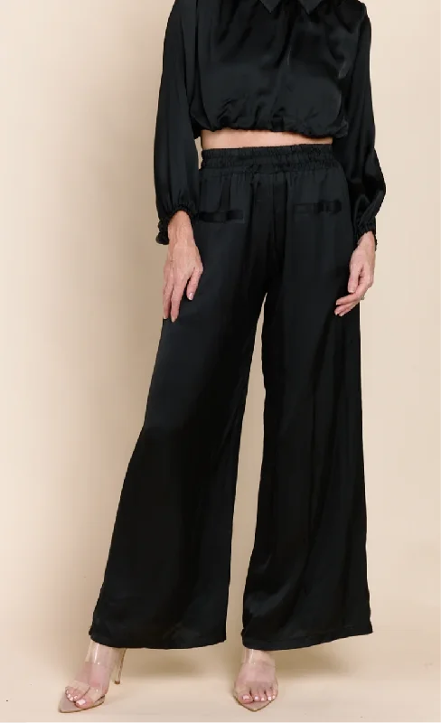 Amara Black Pant Soft Stretch Trousers