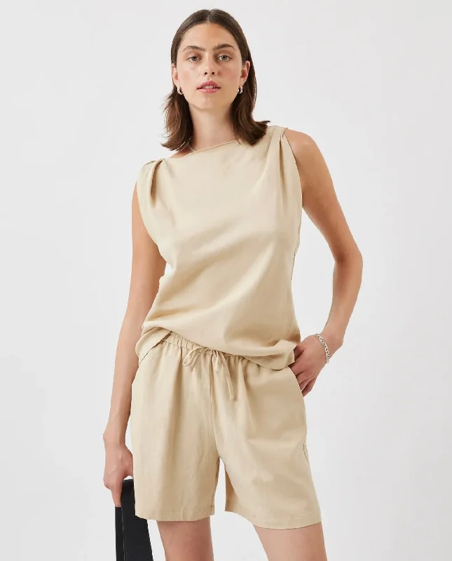 Avianas Sleeveless Blouse Smart Business Blouse
