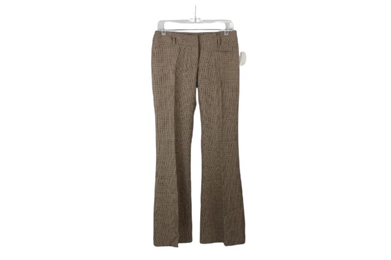 NEW H&M Divided Brown Plaid Pants | 6 Comfortable Maternity Pants