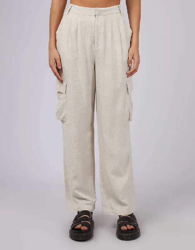 Henley Pant Oatmeal Casual Lounge Pants