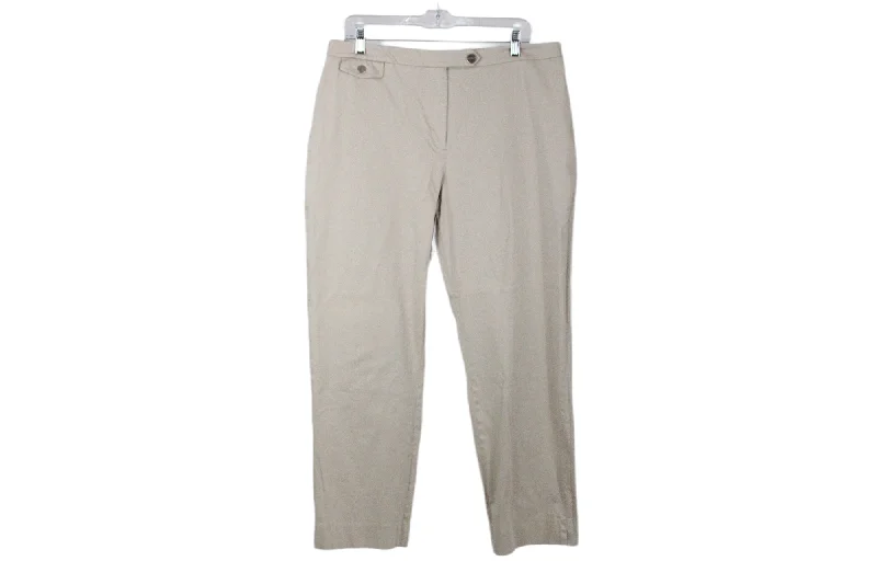 Jones New York Stretch Tan Ankle Pants | 14 Fashionable Jogger Pants