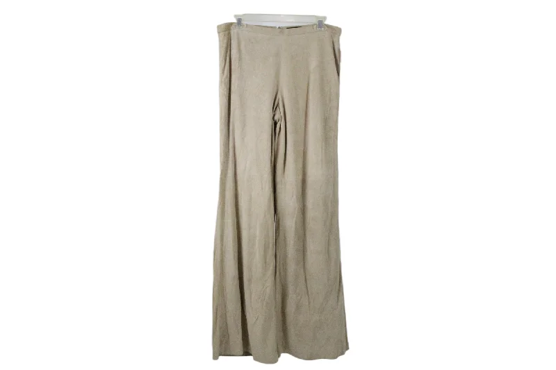 NEW Ralph Lauren Lamb Suede Pant | 10 Relaxed Linen Pants