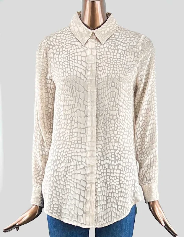 HAUTE HIPPIE Blouse - Small Romantic Lace Blouse