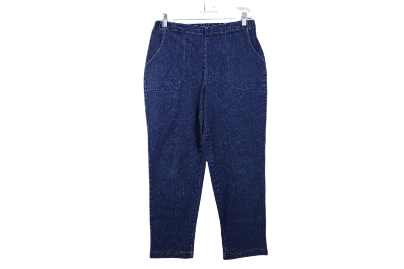 Croft & Barrow Denim Pants | 10 Petite Short Classic Flared Pants