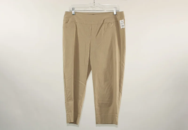 Zac & Rachel Stretch Capri Pants | Size 10 Soft Cotton Pants