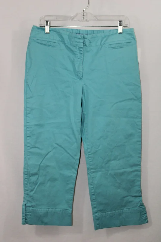 j.h. Collectibles Stretch Capri Pants | Size 14 Trendy Wide-Legged Trousers