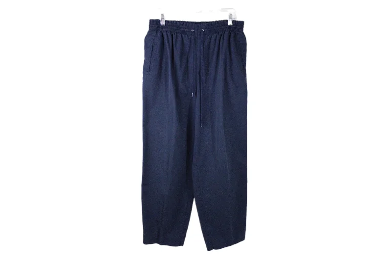 Hasting & Smith Navy Paperbag Pant | 14 Cozy Knit Pants