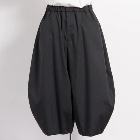 BLACK Comme des Garçons Gabardine Pants (Black) Fashionable Track Pants