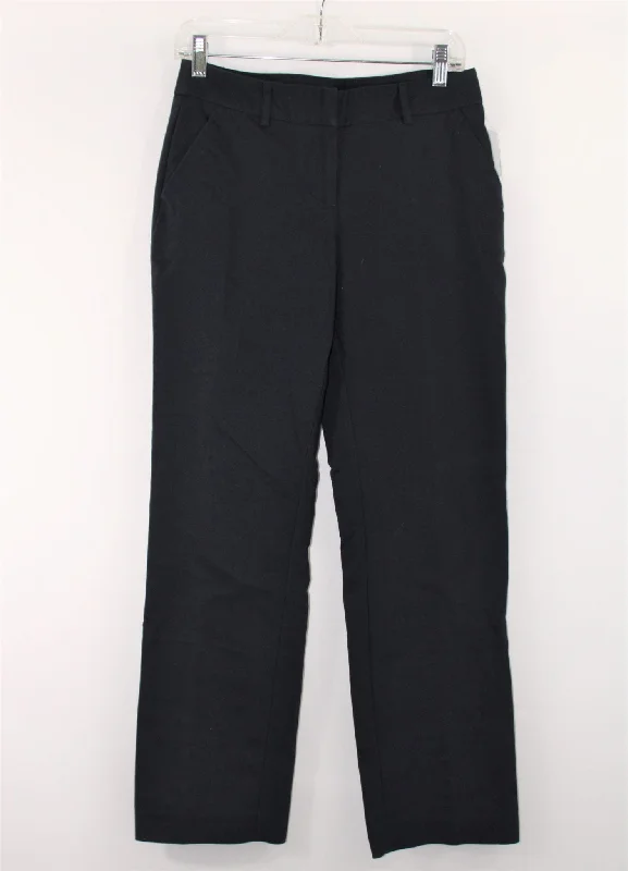 APT.9 Dark Blue Straight Leg Dress Pants | Size 4 Elegant Palazzo Trousers