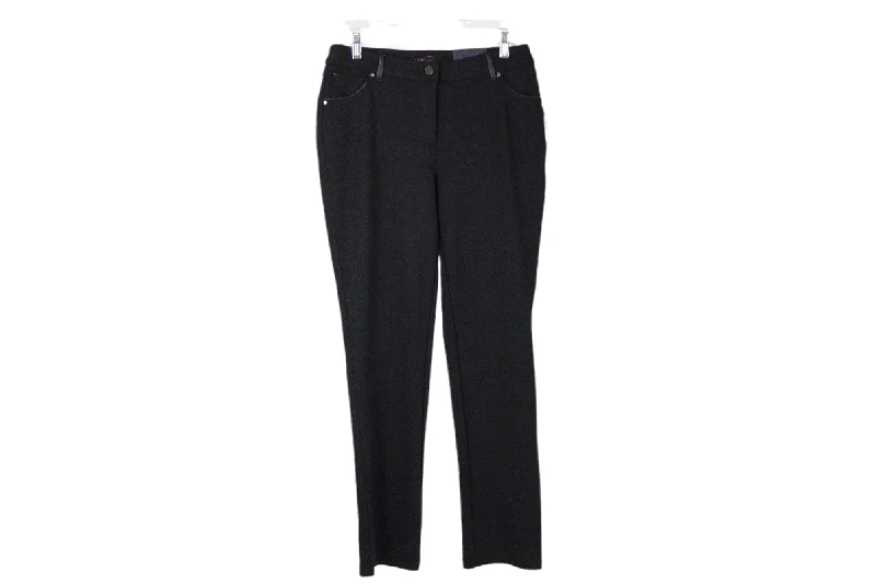 NEW Rafaella Classic Black Straight Leg Pant | 8 Cozy Fitted Pants