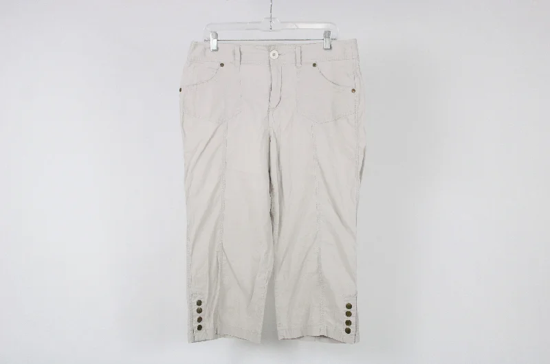 Christopher & Banks Stretch Cargo Capri Pants | 12 Trendy Work Pants