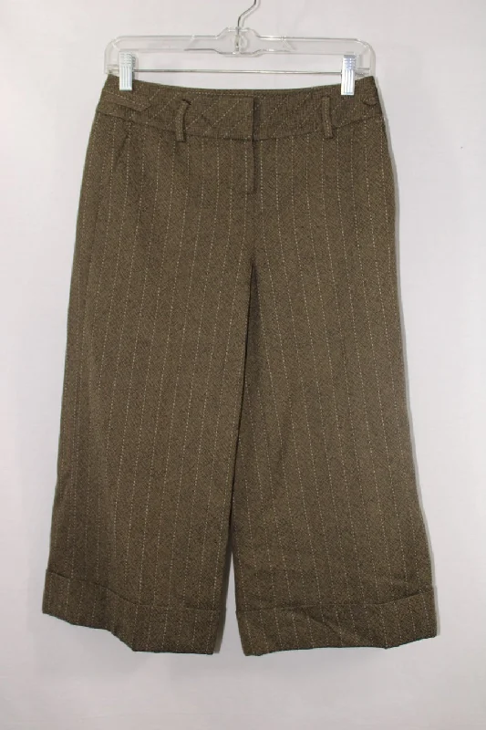 LOFT Wool Capri Pants | Size 2 Petite Casual Track Pants