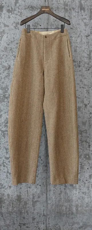 UMA WANG Pollock Pants (Tan) Stylish Elastic Waist Pants