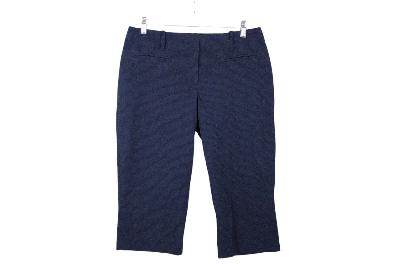 Attention Blue Striped Capri Pants | 6 Comfortable Jogger Trousers