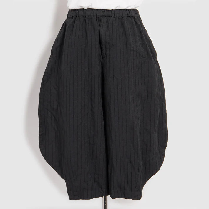 BLACK Comme des Garçons Stripe Pants (Black) Comfy Cargo Trousers