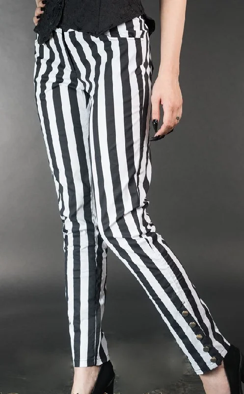 White/Black Stripe