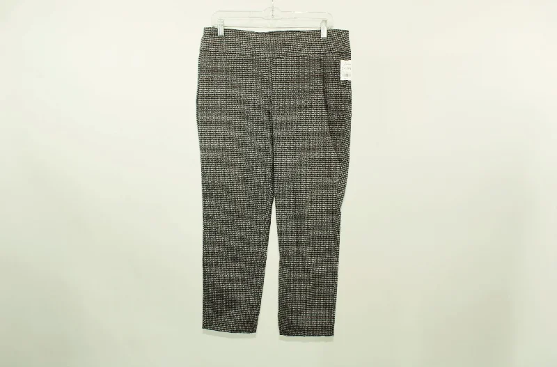 Christopher & Banks Signature Slimming Patterned Pants | Size 10 Comfy High-Waist Jeans