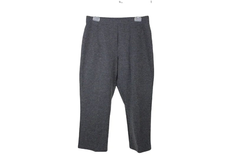 Dialogue Essentials Gray Capri Pants | L Petite Casual Lounge Pants