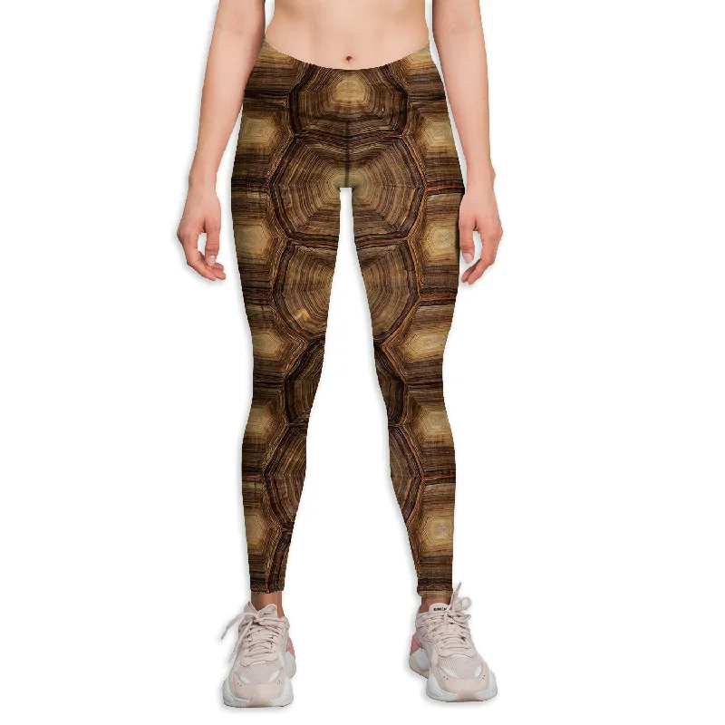 Turtle Shell Yoga Pants High-Waist Trousers