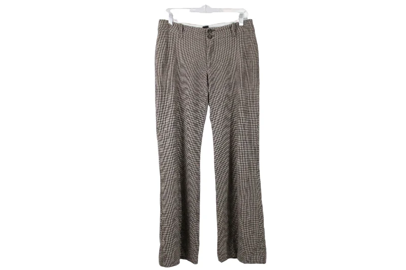 Banana Republic Hounds Tooth Brown Pant | 6 Classic Pleated Pants