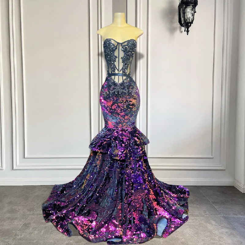 Gorgeous Sparkly Mermaid Prom Dress
