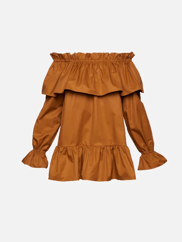 Caramel Cotton Dress