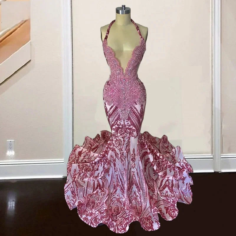 Luxury Rhinestone Prom Dress