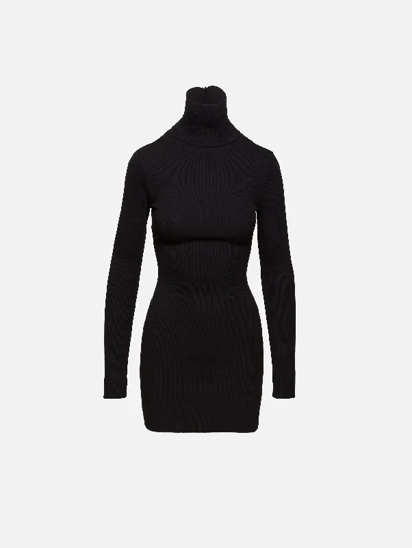 Long Sleeve Turtleneck Dress