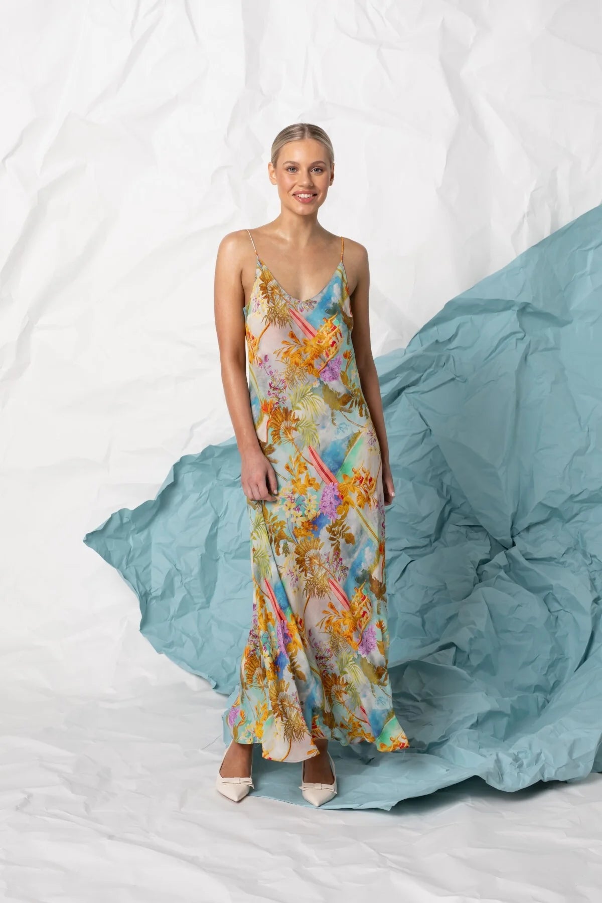 Kachel Bronte Slip Dress in Endless Summer