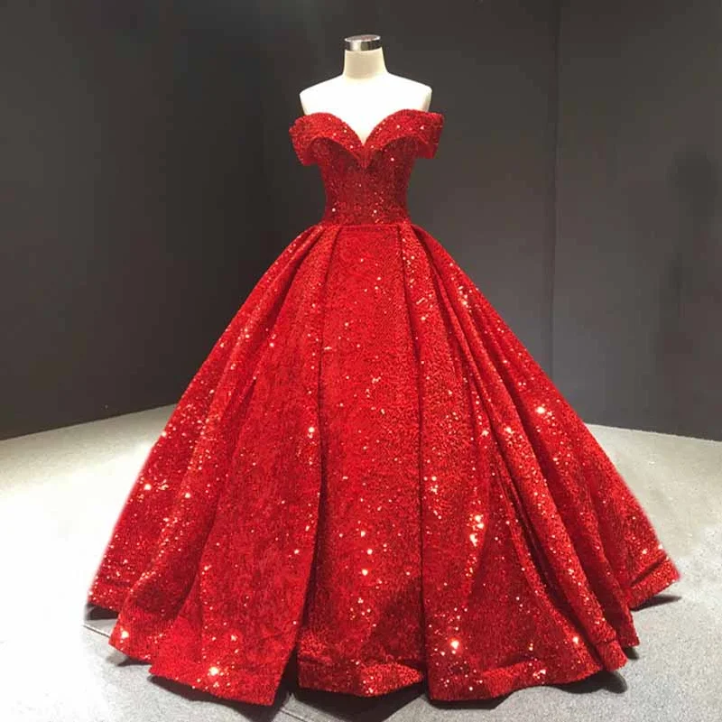 Red Floor Length
