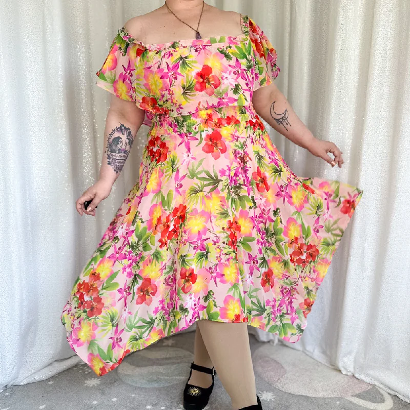 tropical bouquet dress