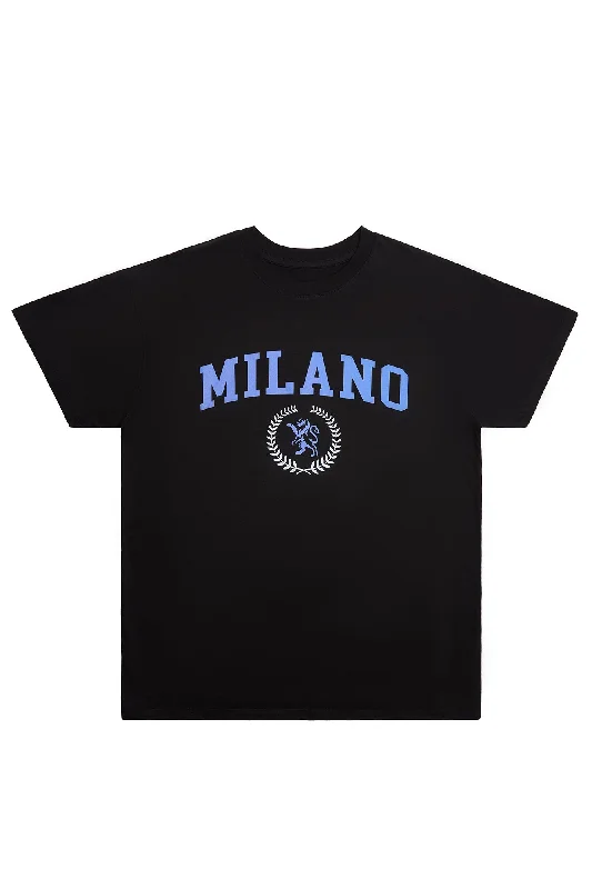 Milano Crest Graphic Relaxed Tee Cozy Warm Stylish