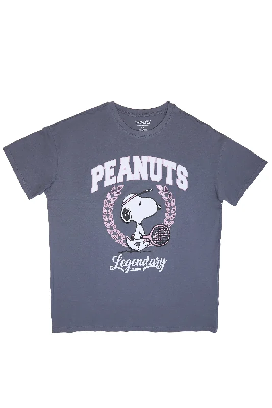 Peanuts Snoopy Legend Graphic Relaxed Tee Elegant Classic Vintage