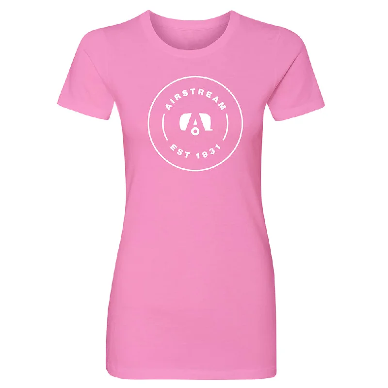 Airstream 1931 Trailer A Circle Women's Slim Fit T-Shirt Elasticated Padded Insulated Airstream 1931 Trailer A Circle Women's Slim Fit T-Shirt Elasticated Padded Insulated