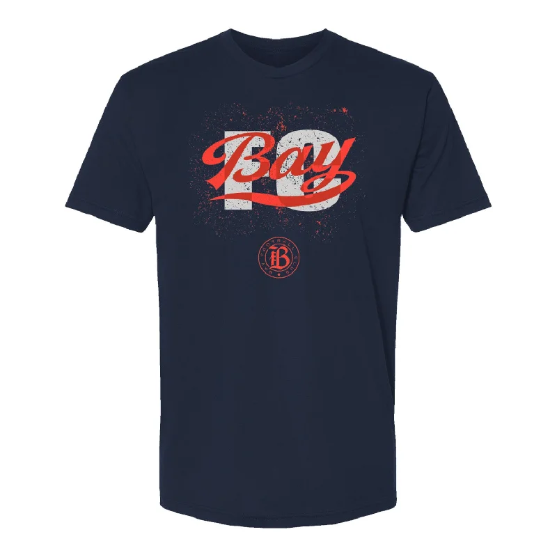 Unisex Bay FC Splatter Navy Tee Graphic Embroidered Appliqued