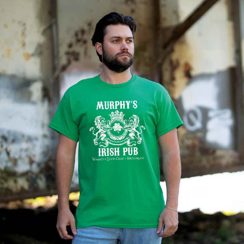 Personalized Irish Pub T-Shirt Handmade Hand-knitted Hand-woven