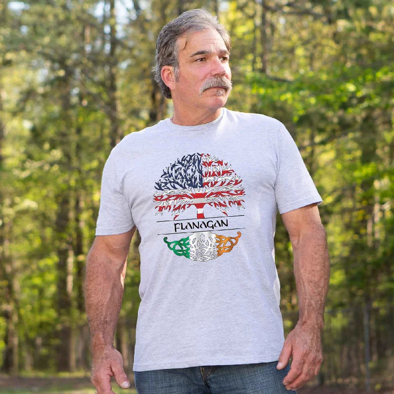 Personalized American Born Irish Roots Shirt Terry Blend Velvet Blend Canvas Blend