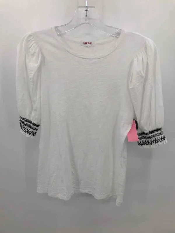 Pre-Owned Goldie White Size XS T-shirt Polka Dot Checkered Tartan