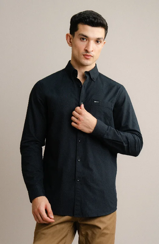 Oxford Shirt Full Sleeves Terry Blend Velvet Blend Canvas Blend