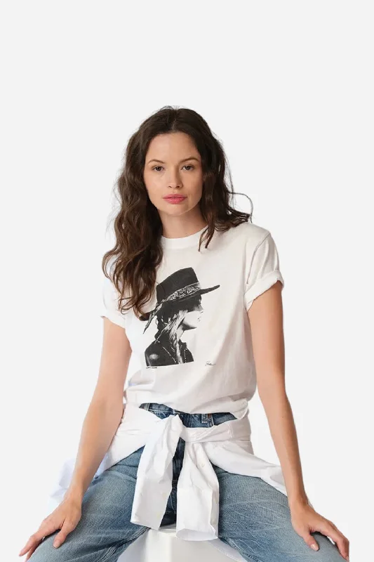 CPress Studio Imposter Syndrome Mushie Tee in White Fleece Fabric Down Fabric Feather Fabric CPress Studio Imposter Syndrome Mushie Tee in White Fleece Fabric Down Fabric Feather Fabric