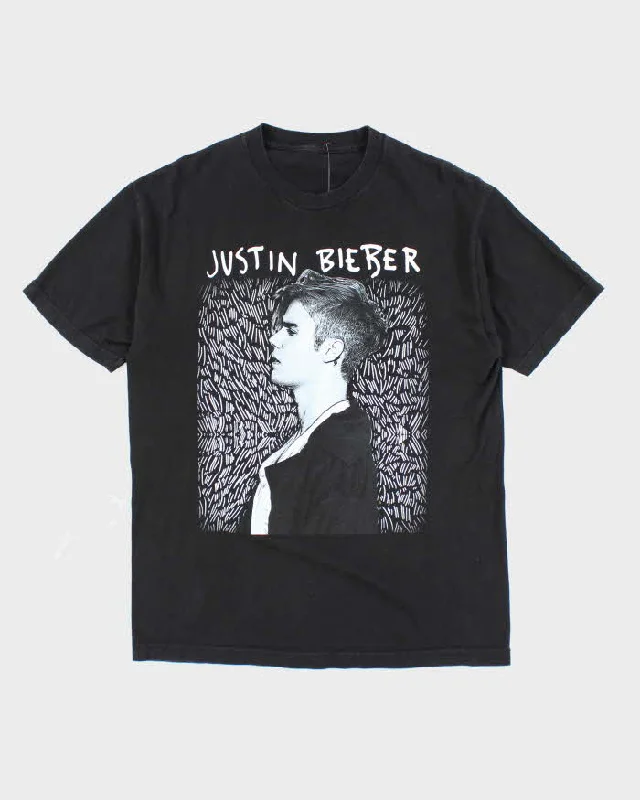 Justin Bieber 2016 Purpose World Tour T-Shirt - L Chenille Brocade Lace