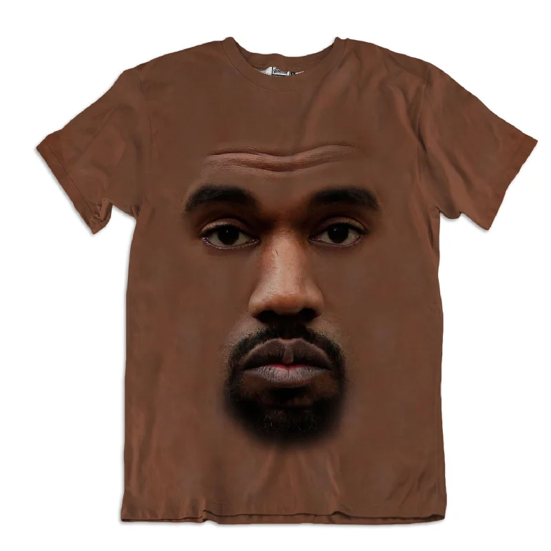 Kanye Face Unisex Tee Front Pockets Side Pockets Patch Pockets