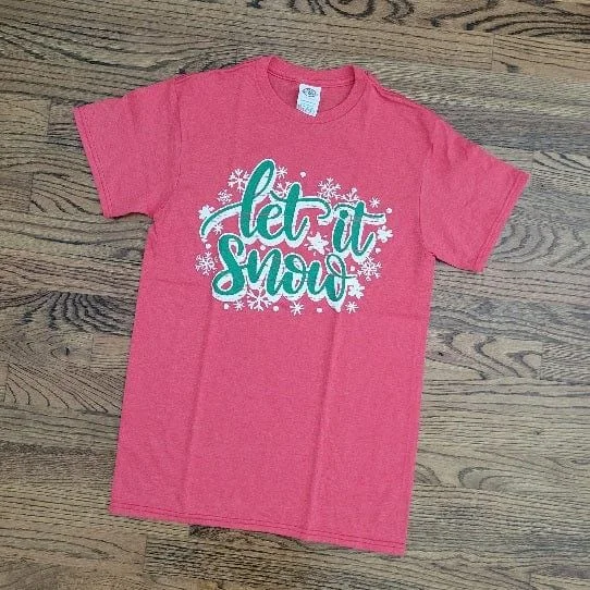 Let it snow tee Elegant Classic Vintage